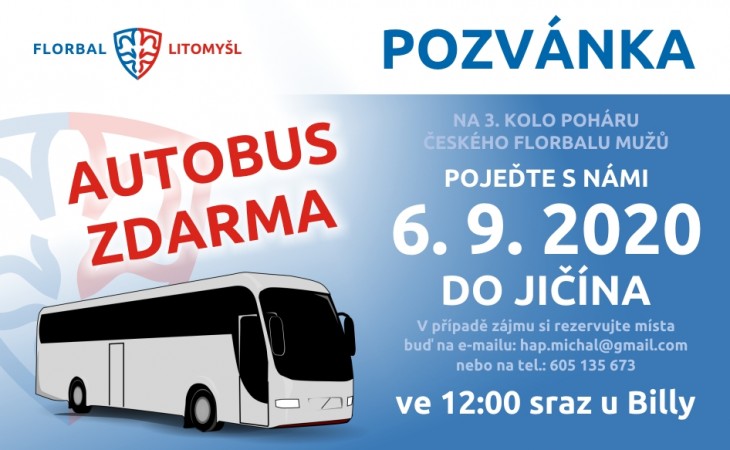 Autobusem na 3. kolo Českého poháru!