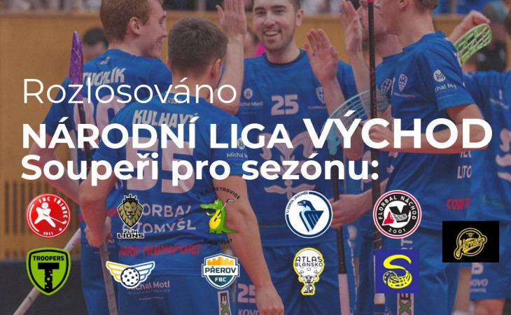 Rozlosováno, muži míří na východ.